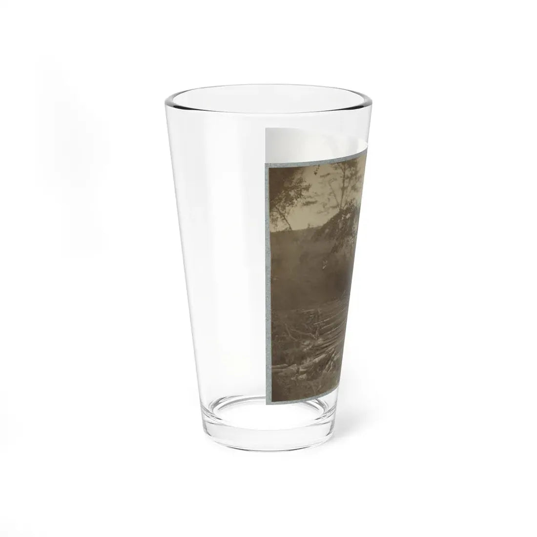 Pontoon Bridge (U.S. Civil War) Pint Glass 16oz - Go Mug Yourself