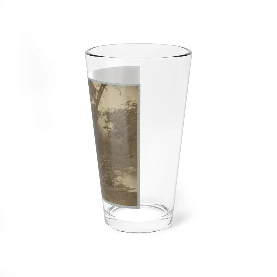 Pontoon Bridge (U.S. Civil War) Pint Glass 16oz - Go Mug Yourself