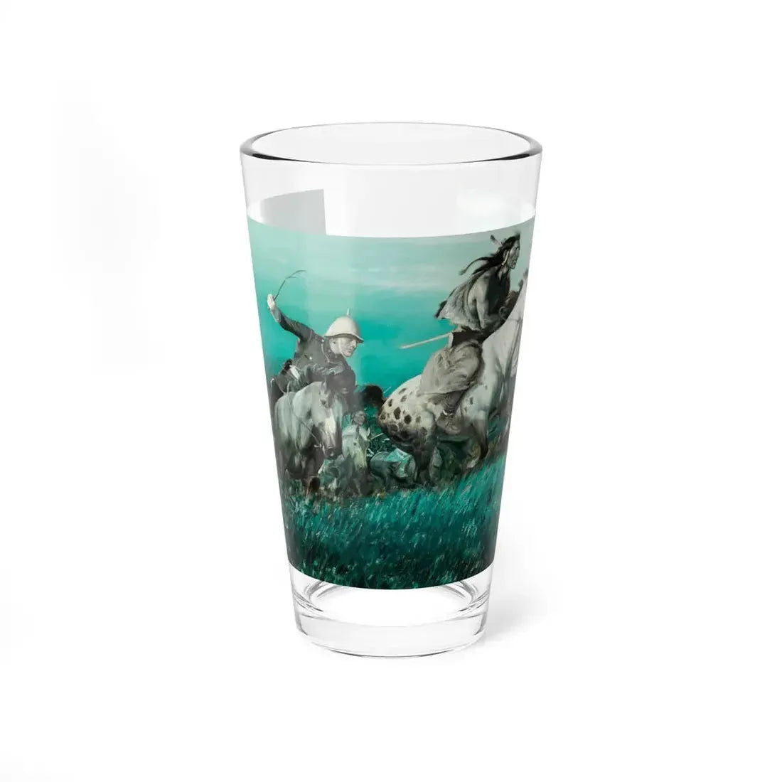 Pony Soldier (Magazine Illustration) Pint Glass 16oz 16oz - Go Mug Yourself