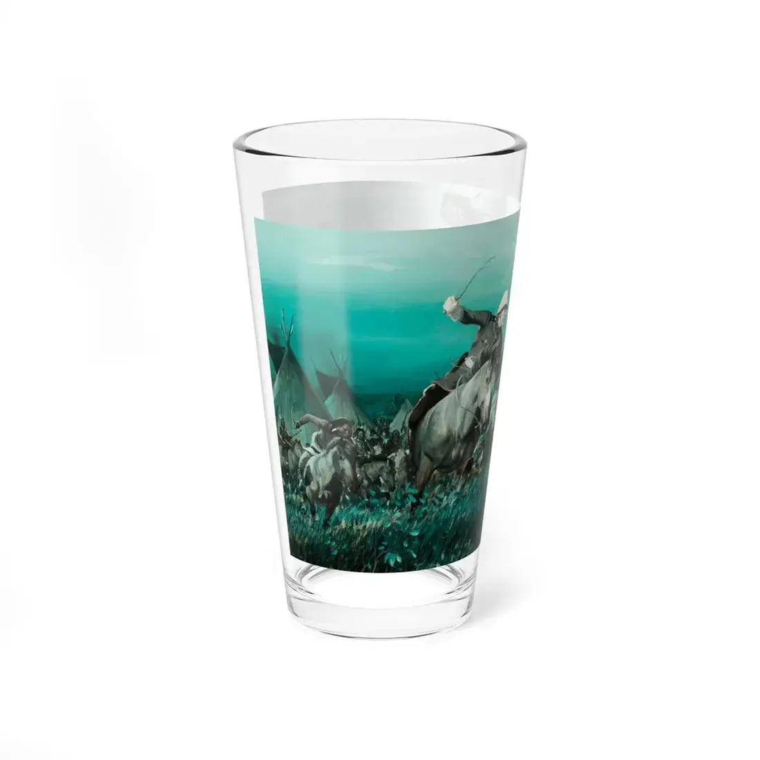 Pony Soldier (Magazine Illustration) Pint Glass 16oz - Go Mug Yourself