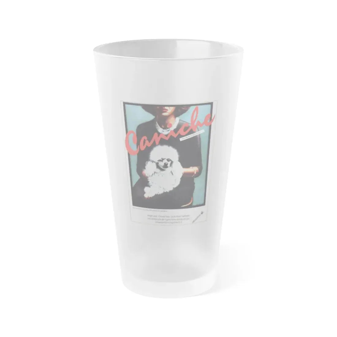 POODLE 1979 Movie Poster - Frosted Pint Glass 16oz 16oz Frosted - Go Mug Yourself