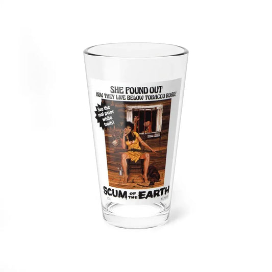 POOR WHITE TRASH II (SCUM OF THE EARTH) 1974 Movie Poster - Pint Glass 16oz 16oz - Go Mug Yourself