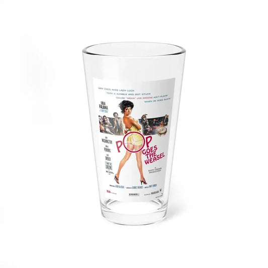 POP GOES THE WEASEL 1975 Movie Poster - Pint Glass 16oz 16oz - Go Mug Yourself