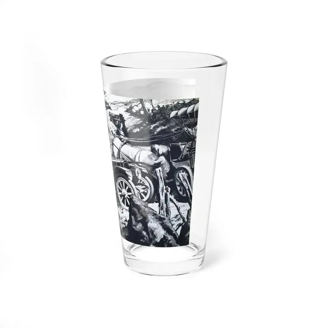Pope Hartford with a Six Cylindersixty Horsepower Engine, Colliers, June 27, 1953 (Magazine Illustration) Pint Glass 16oz - Go Mug Yourself