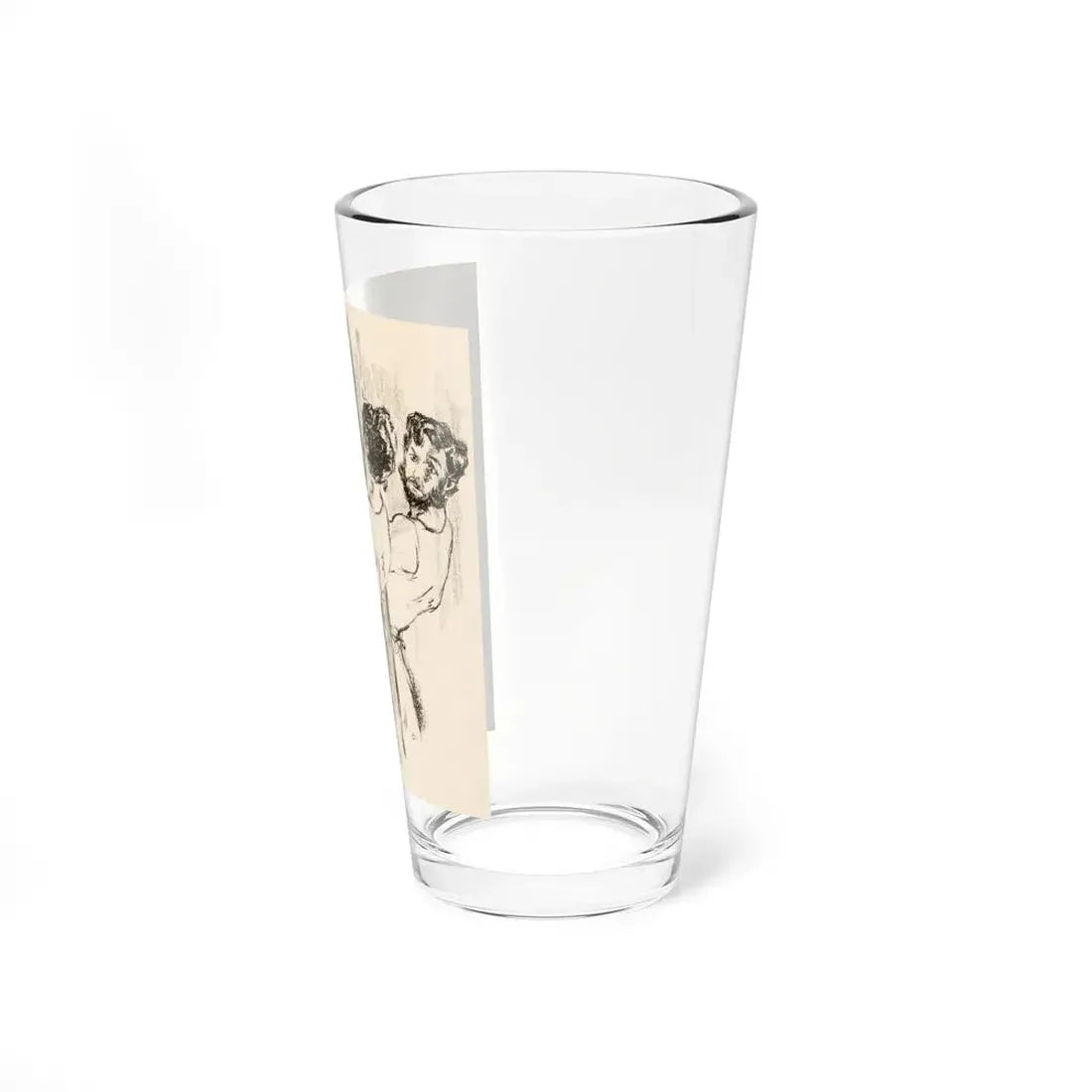 Poppy Island, Blue Book Magazine Illustration (Magazine Illustration) Pint Glass 16oz - Go Mug Yourself