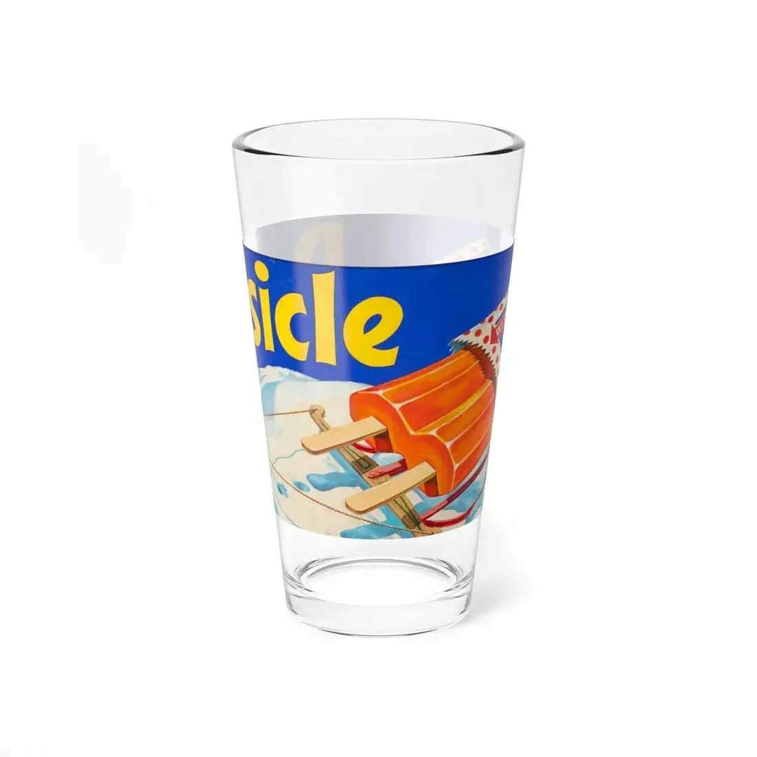 Popsicle ad illustration (Magazine Illustration) Pint Glass 16oz 16oz - Go Mug Yourself