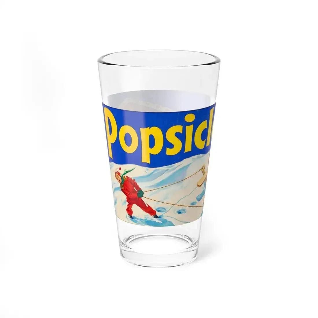 Popsicle ad illustration (Magazine Illustration) Pint Glass 16oz - Go Mug Yourself
