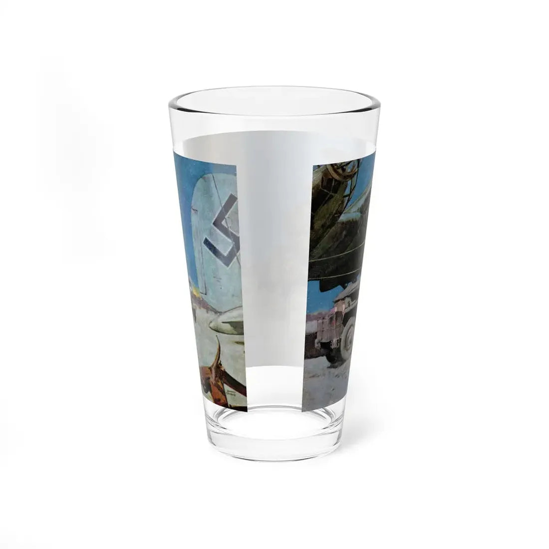Popski's Private Army, True magazine, September 1950's (Magazine Illustration) Pint Glass 16oz - Go Mug Yourself
