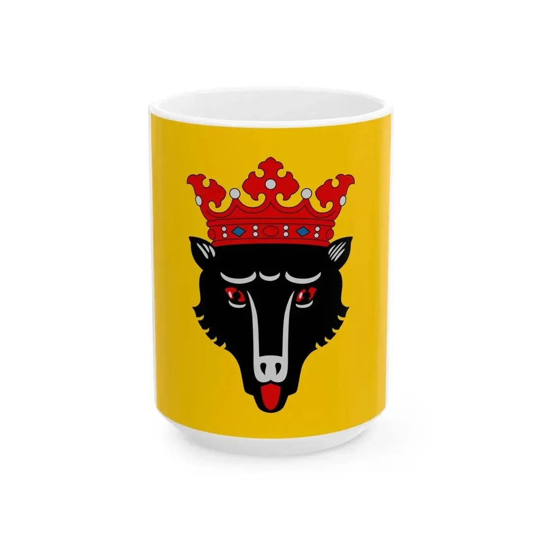 Pori.lippu (Finland) White Coffee Mug 15oz - Go Mug Yourself