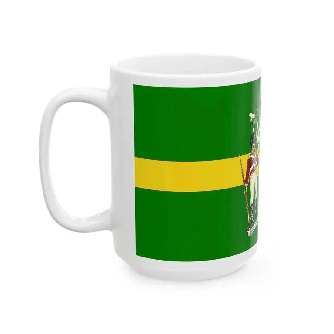 Porirua flag 1978-1989 (New Zealand) White Coffee Mug - Go Mug Yourself