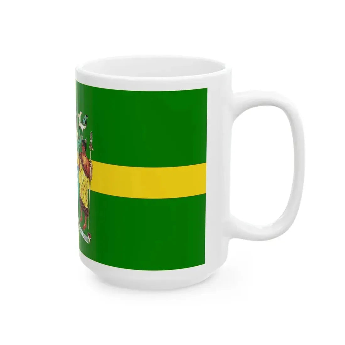 Porirua flag 1978-1989 (New Zealand) White Coffee Mug - Go Mug Yourself