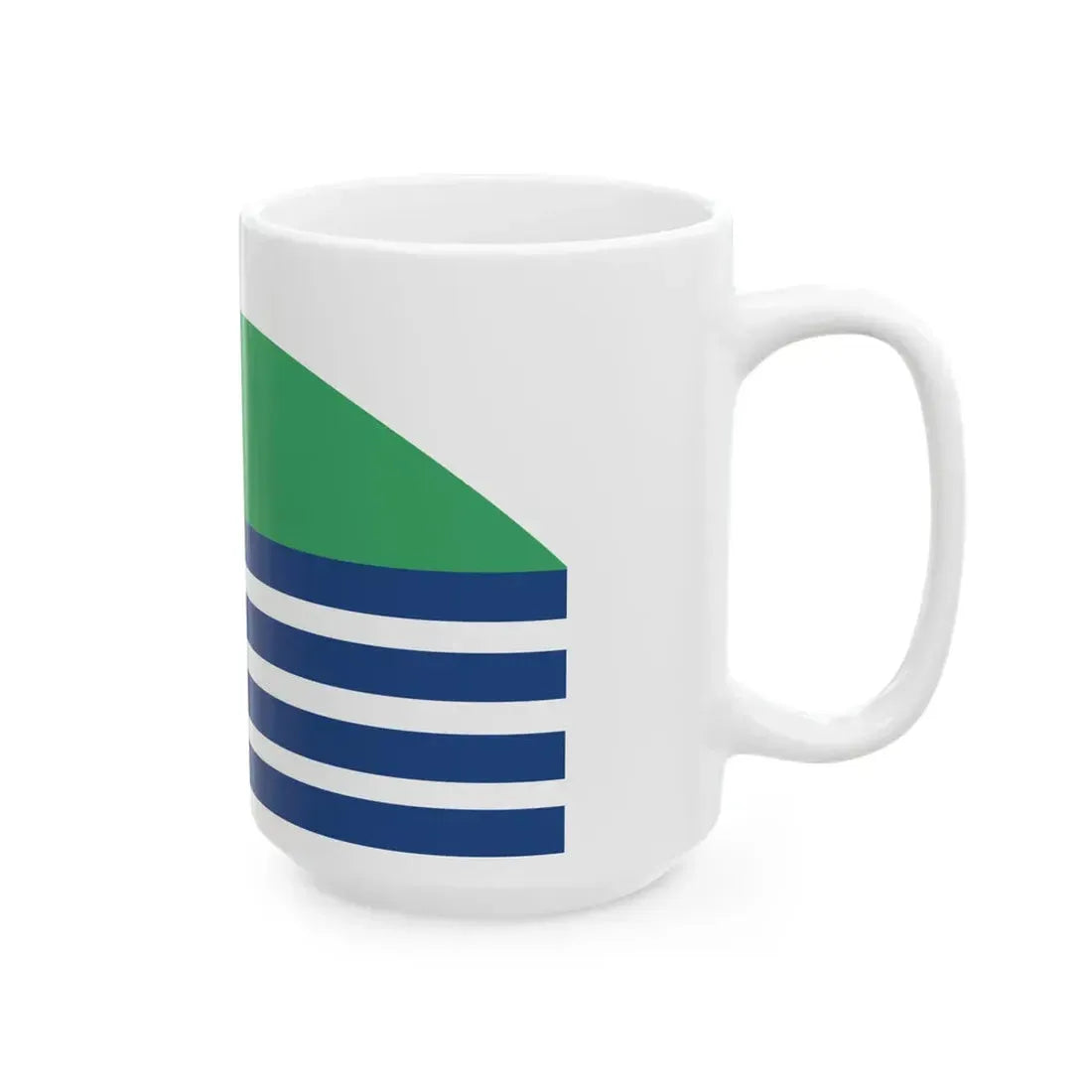 Porirua flag without COA (New Zealand) White Coffee Mug - Go Mug Yourself