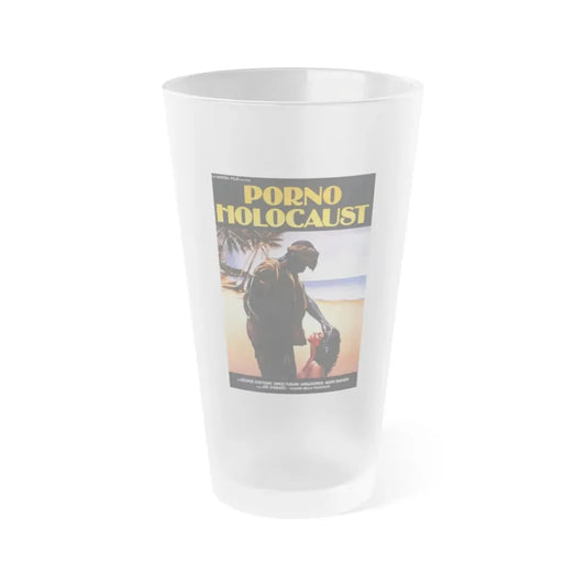 PORNO HOLOCAUST 1981 Movie Poster - Frosted Pint Glass 16oz 16oz Frosted - Go Mug Yourself