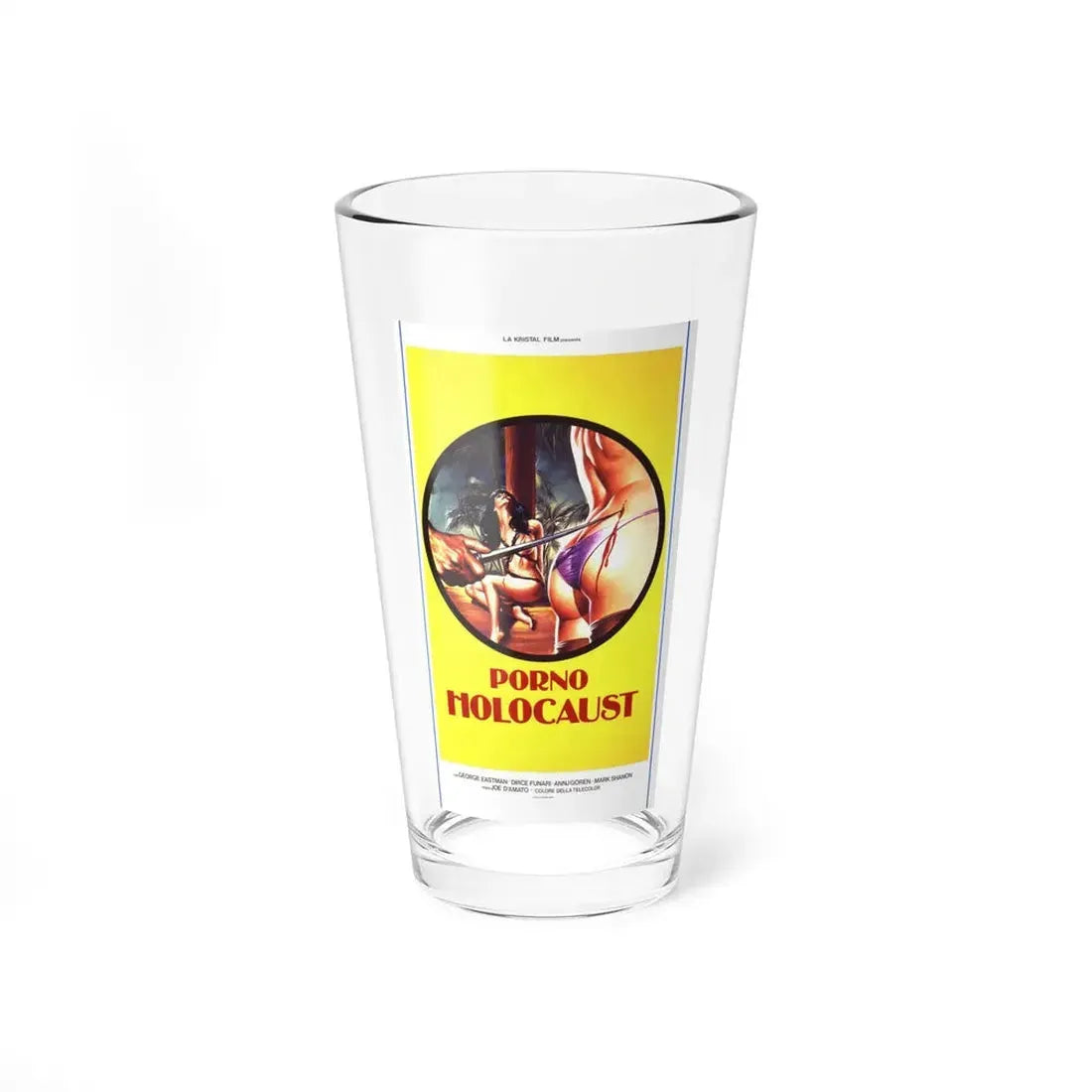 PORNO HOLOCAUST (2) 1981 Movie Poster - Pint Glass 16oz 16oz - Go Mug Yourself
