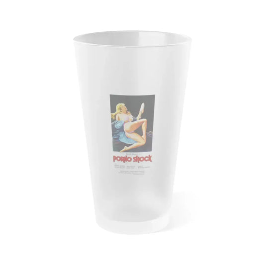 PORNO SHOCK (VOODOO PASSION) 1977 Movie Poster - Frosted Pint Glass 16oz 16oz Frosted - Go Mug Yourself