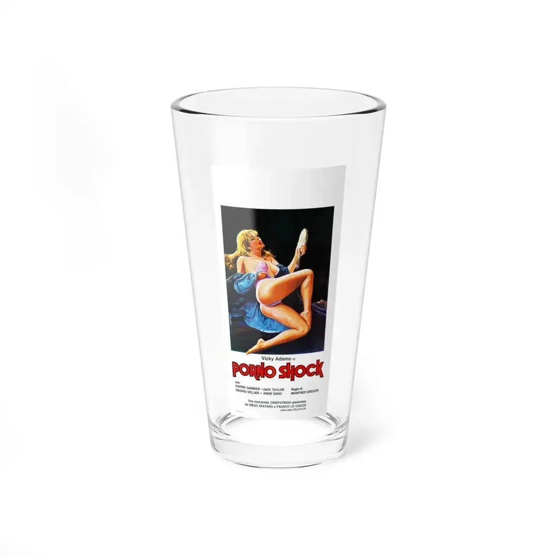 PORNO SHOCK (VOODOO PASSION) 1977 Movie Poster - Pint Glass 16oz 16oz - Go Mug Yourself