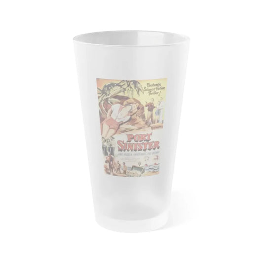 PORT SINISTER 1953 Movie Poster - Frosted Pint Glass 16oz 16oz Frosted - Go Mug Yourself