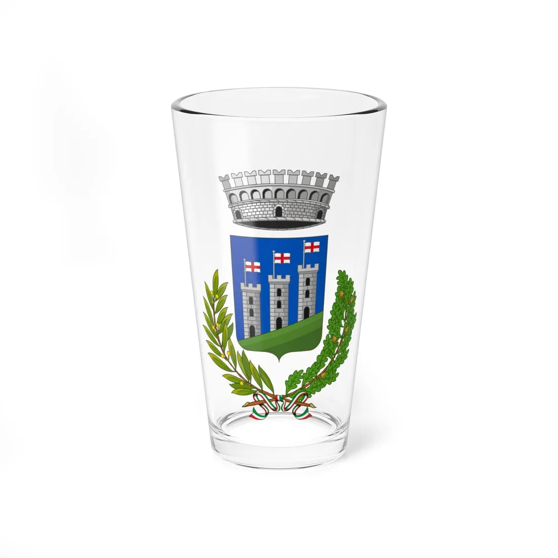 Porto Venere-Stemma (Italy) (Coat of Arms) Pint Glass 16oz 16oz - Go Mug Yourself