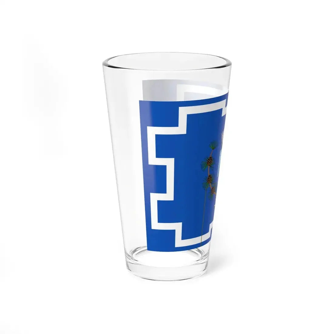 Portofino-Bandiera (Italy) Pint Glass 16oz - Go Mug Yourself