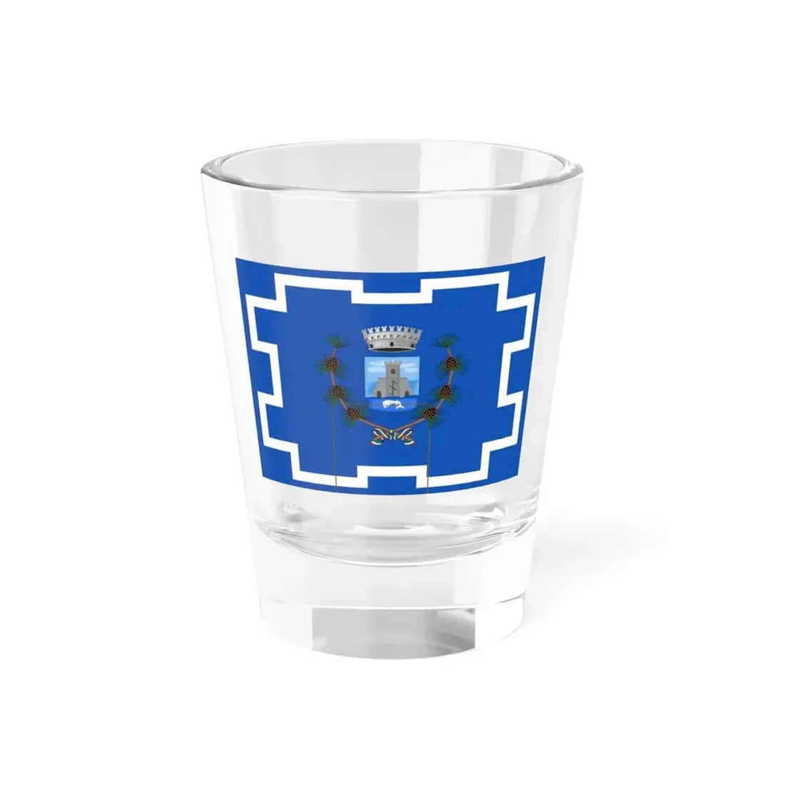 Portofino-Bandiera (Italy) Shot Glass 1.5oz 1.5oz - Go Mug Yourself