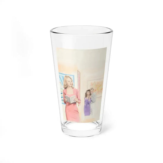 Portrait in Crime, Nancy Drew Files, paperback cover, 1990 - Pint Glass 16oz 16oz - Go Mug Yourself