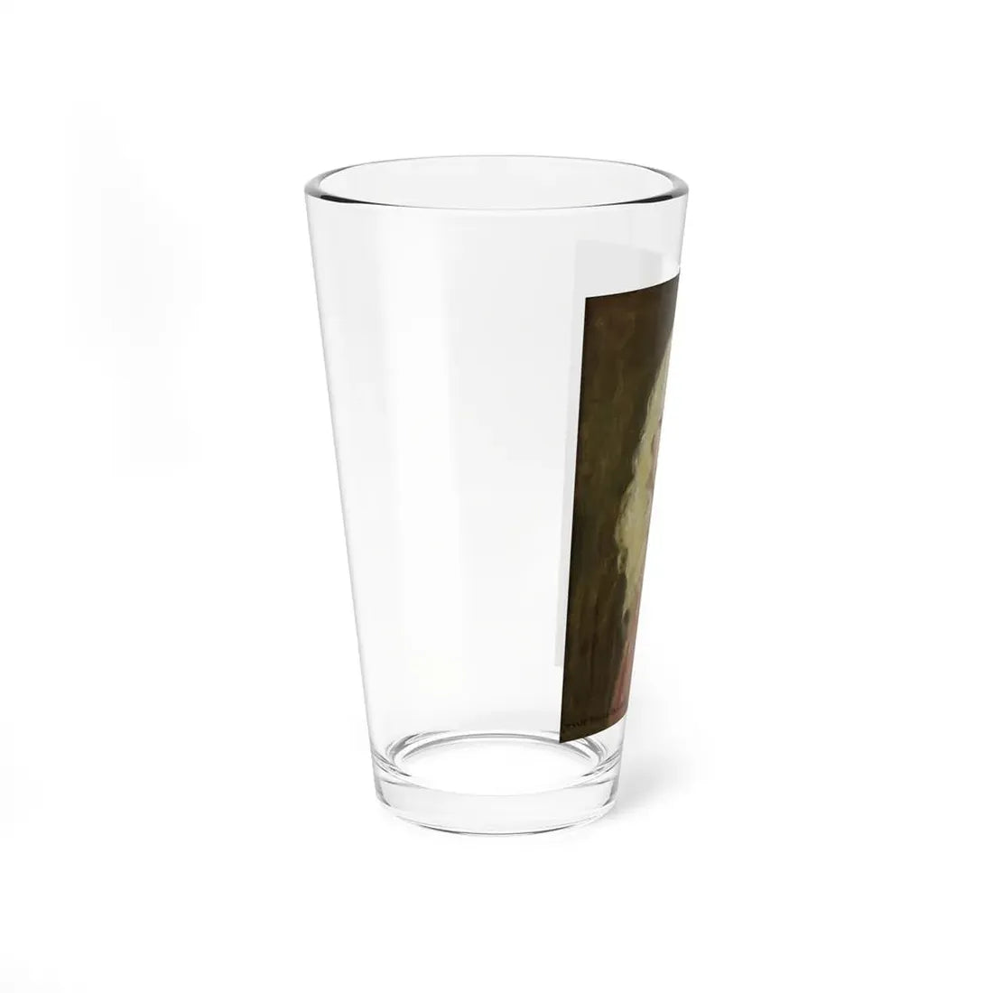 Portrait of a Girl_1 (Magazine Illustration) Pint Glass 16oz - Go Mug Yourself