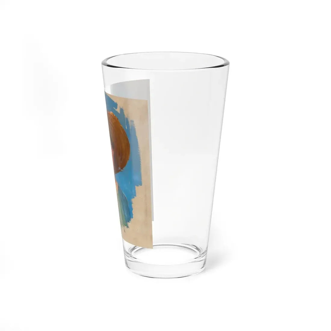 Portrait of a Girl_2 (Magazine Illustration) Pint Glass 16oz - Go Mug Yourself