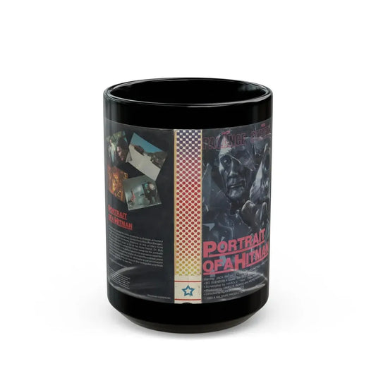 PORTRAIT OF A HITMAN (VHS COVER) - Black Coffee Mug 15oz - Go Mug Yourself