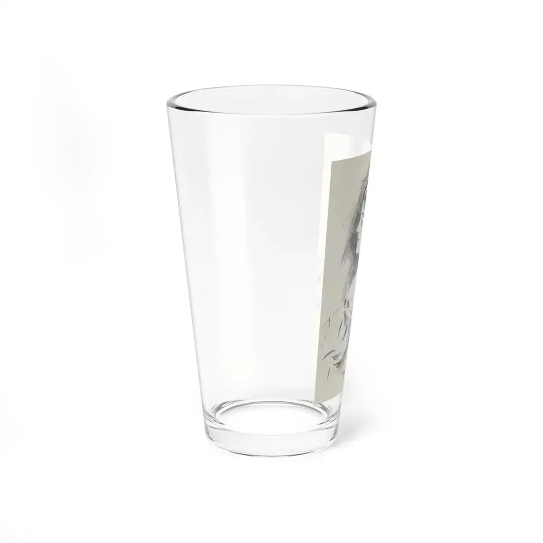Portrait of a Lady, Pucks magazine interior illustration, 1897 (Magazine Illustration) Pint Glass 16oz - Go Mug Yourself