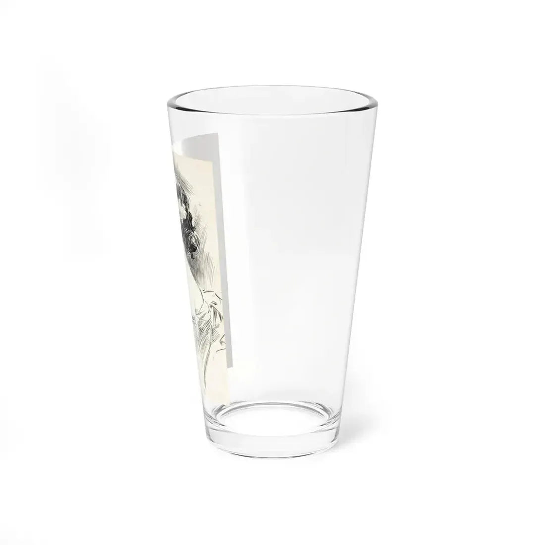 Portrait of a Lady, Pucks magazine interior illustration, 1897 (Magazine Illustration) Pint Glass 16oz - Go Mug Yourself