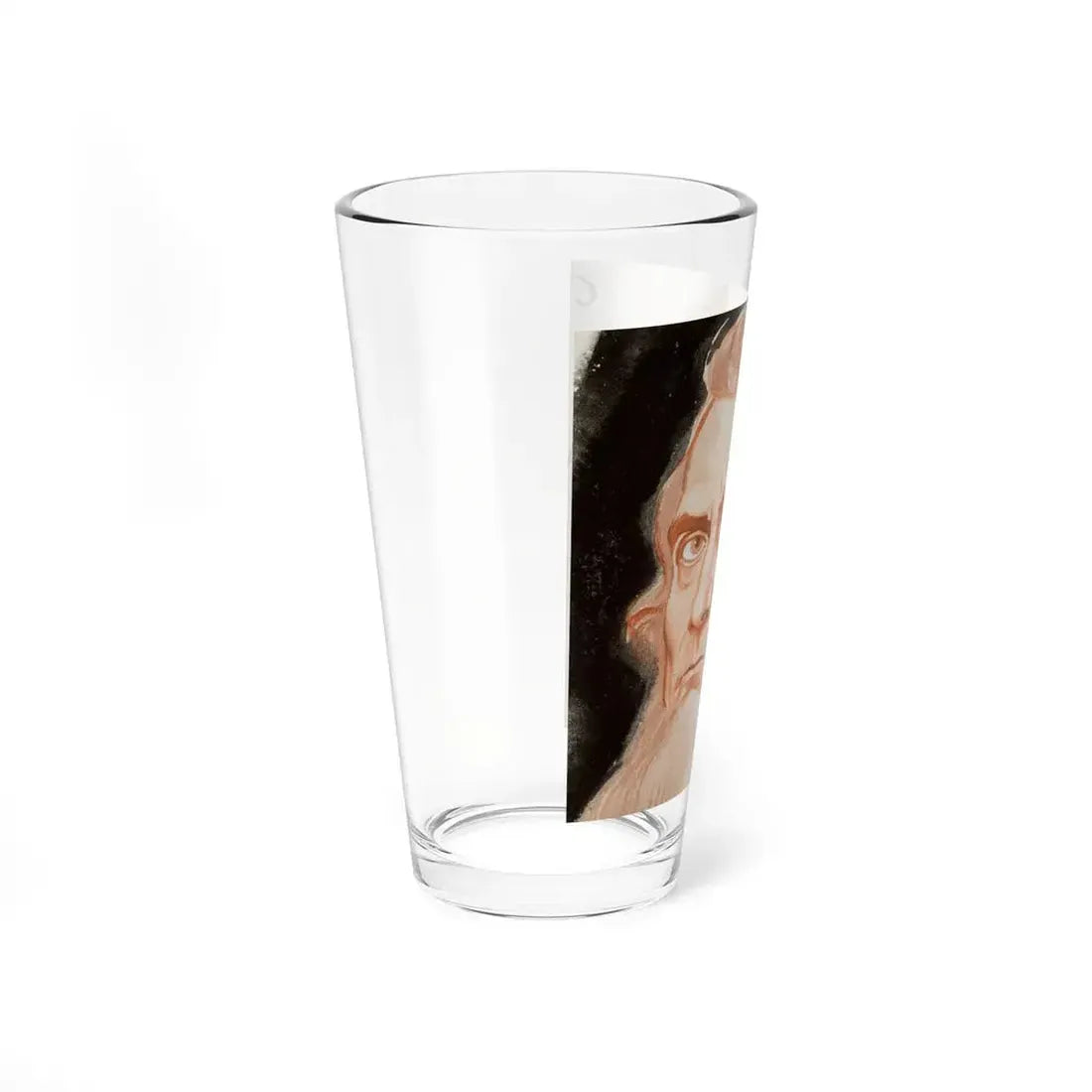 Portrait of a Man (Magazine Illustration) Pint Glass 16oz - Go Mug Yourself
