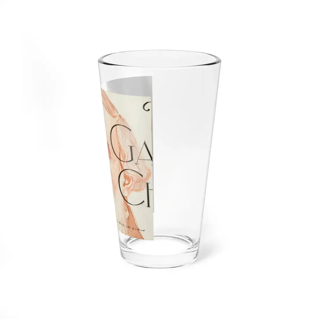 Portrait of a Man (Magazine Illustration) Pint Glass 16oz - Go Mug Yourself