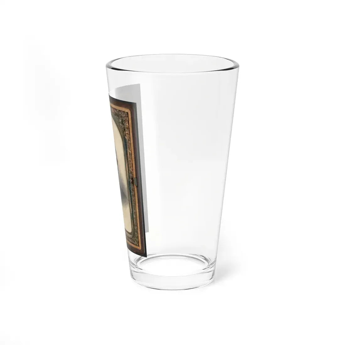 Portrait Of Abraham Lincoln In Thermoplastic Case (U.S. Civil War) Pint Glass 16oz - Go Mug Yourself