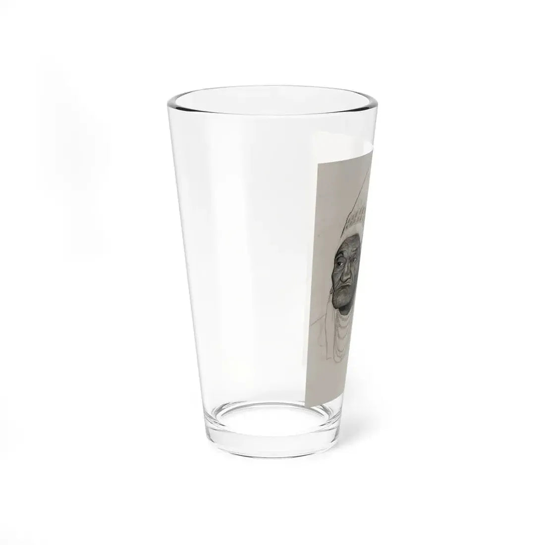 Portrait of an Indian (Magazine Illustration) Pint Glass 16oz - Go Mug Yourself
