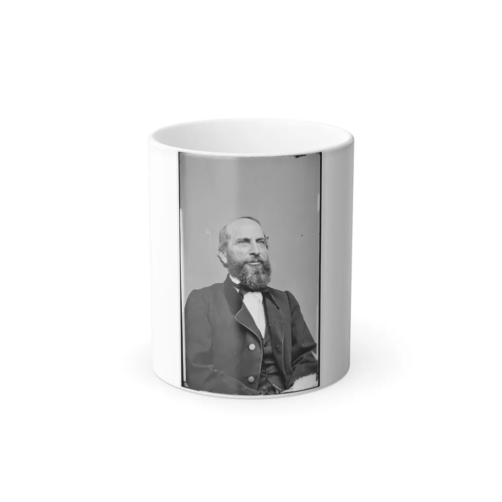 Portrait of Attorney-General James Speed, Officer of the United States Government (U.S. Civil War) Color Changing Coffee Mug 11oz-11oz-Go Mug Yourself