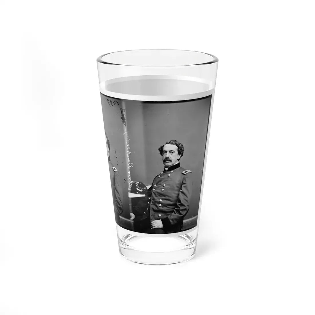 Portrait Of Brig. Gen. Abner Doubleday, Officer Of The Federal Army (Maj. Gen. From Nov. 29, 1862) (U.S. Civil War) Pint Glass 16oz - Go Mug Yourself