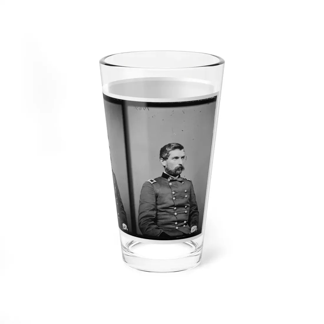 Portrait Of Brig. Gen. John Gibbon, Officer Of The Federal Army (Maj. Gen. From June 7, 1864) (U.S. Civil War) Pint Glass 16oz - Go Mug Yourself
