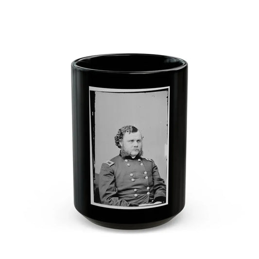 Portrait Of Brig. Gen. Robert O. Tyler, Officer Of The Federal Army (Maj. Gen. From Aug. 1, 1864) (U.S. Civil War) Black Coffee Mug 15oz - Go Mug Yourself