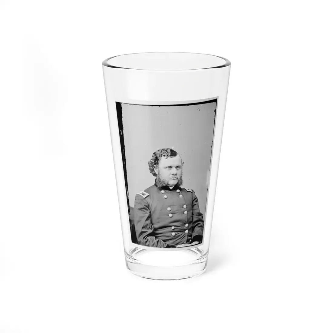 Portrait Of Brig. Gen. Robert O. Tyler, Officer Of The Federal Army (Maj. Gen. From Aug. 1, 1864) (U.S. Civil War) Pint Glass 16oz 16oz - Go Mug Yourself