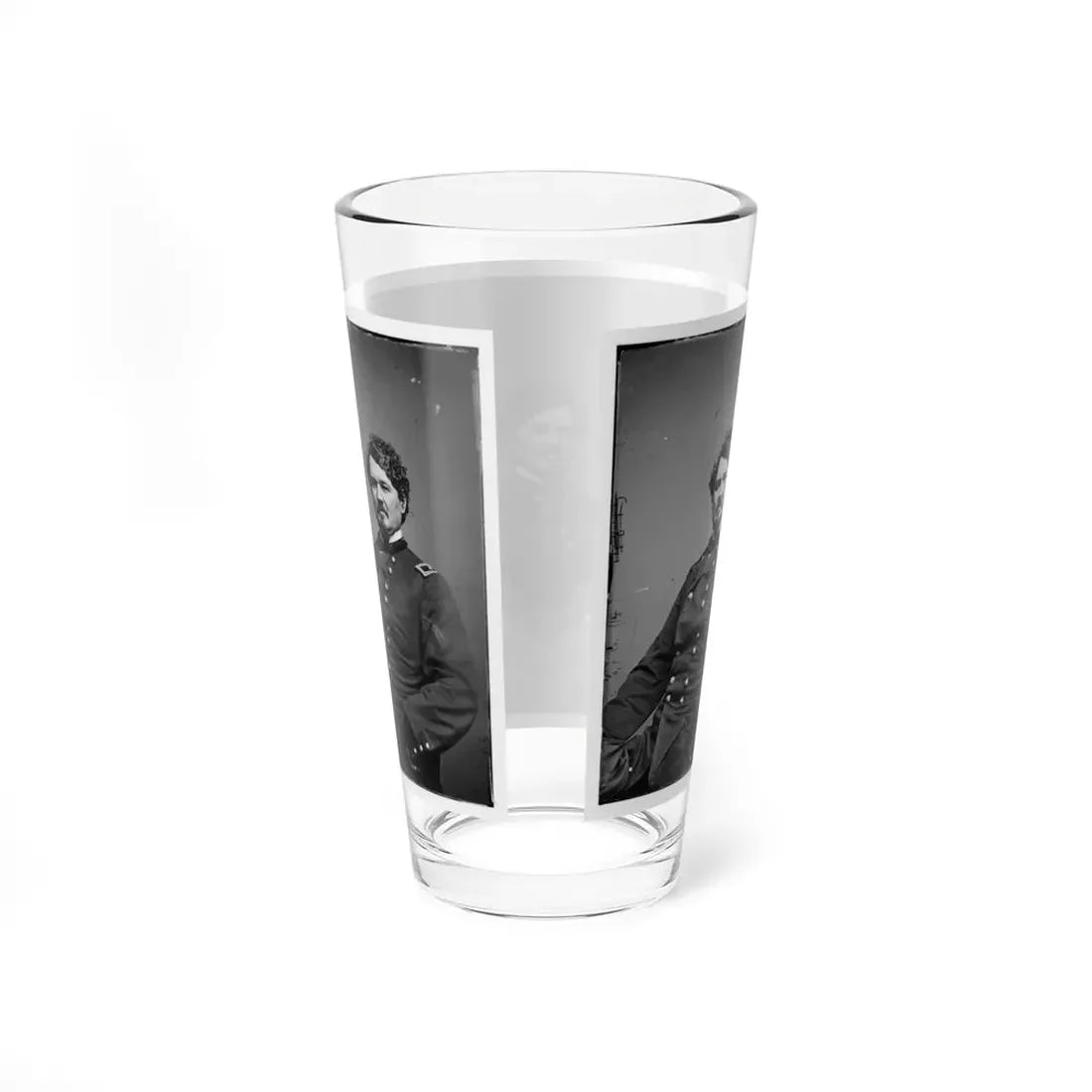 Portrait Of Brig. Gen. Samuel D. Sturgis, Officer Of The Federal Army (U.S. Civil War) Pint Glass 16oz - Go Mug Yourself