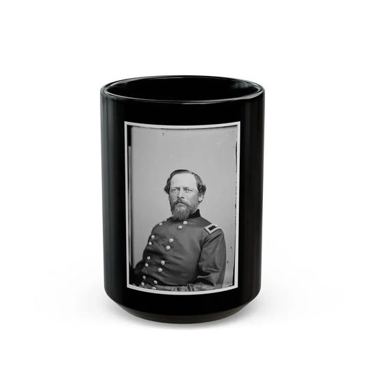 Portrait Of Brig. Gen. Samuel Kosciuzko Zook, Officer Of The Federal Army (U.S. Civil War) Black Coffee Mug 15oz - Go Mug Yourself