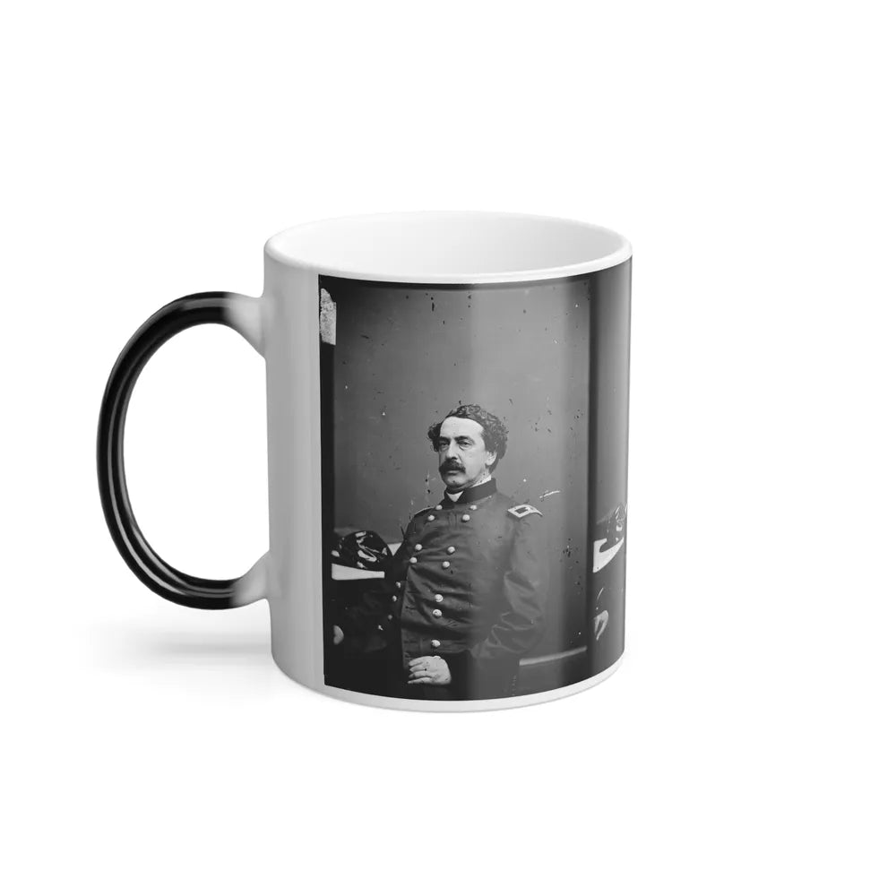 Portrait of Brig. Gen. Abner Doubleday, Officer of the Federal Army (Maj. Gen. From Nov. 29, 1862) (U.S. Civil War) Color Changing Coffee Mug 11oz-Go Mug Yourself