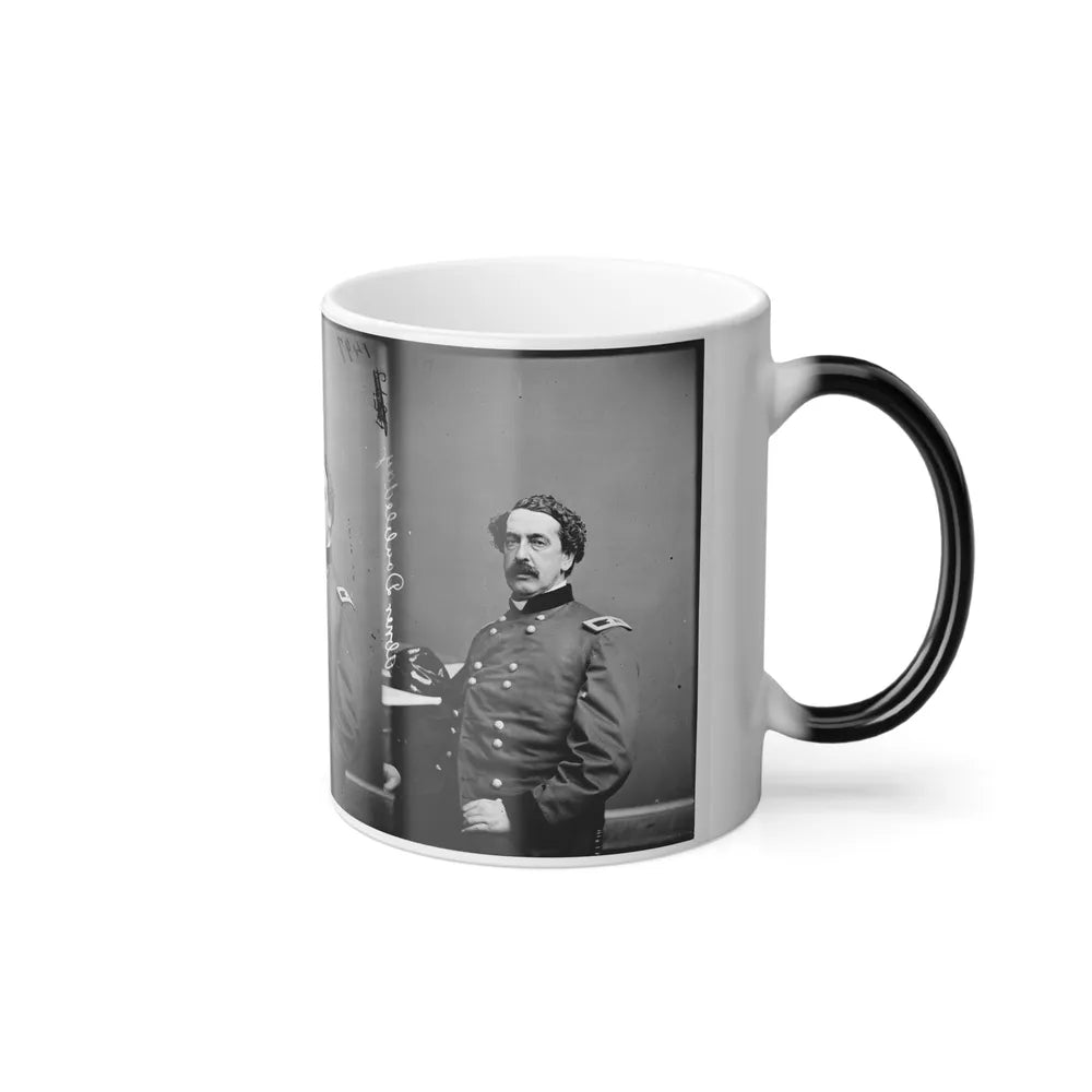 Portrait of Brig. Gen. Abner Doubleday, Officer of the Federal Army (Maj. Gen. From Nov. 29, 1862) (U.S. Civil War) Color Changing Coffee Mug 11oz-Go Mug Yourself