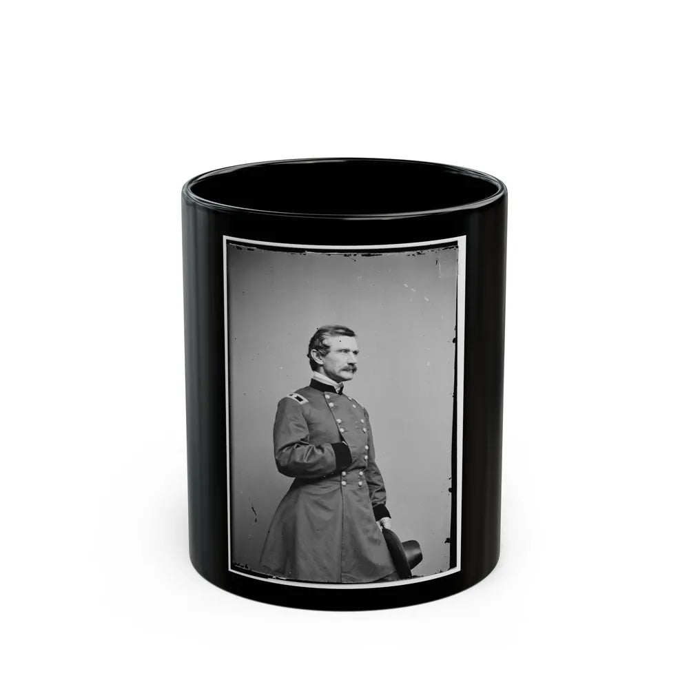 Portrait Of Brig. Gen. Andrew A. Humphreys, Officer Of The Federal Army (Maj. Gen. From July 8, 1863) (U.S. Civil War) Black Coffee Mug-11oz-Go Mug Yourself
