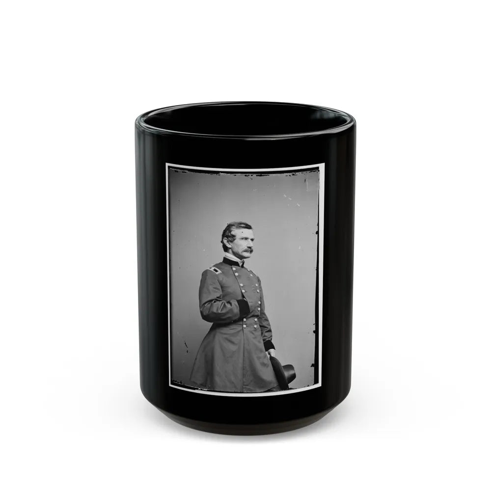 Portrait Of Brig. Gen. Andrew A. Humphreys, Officer Of The Federal Army (Maj. Gen. From July 8, 1863) (U.S. Civil War) Black Coffee Mug-15oz-Go Mug Yourself