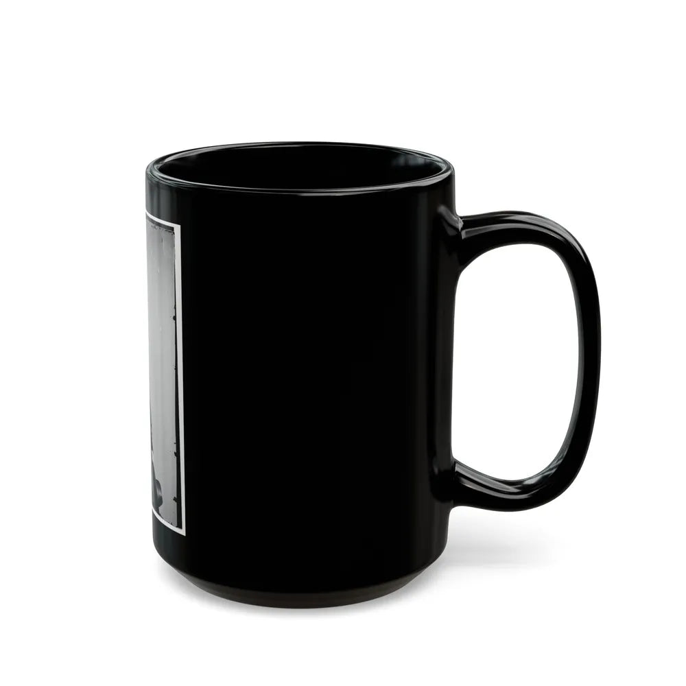 Portrait Of Brig. Gen. Andrew A. Humphreys, Officer Of The Federal Army (Maj. Gen. From July 8, 1863) (U.S. Civil War) Black Coffee Mug-Go Mug Yourself