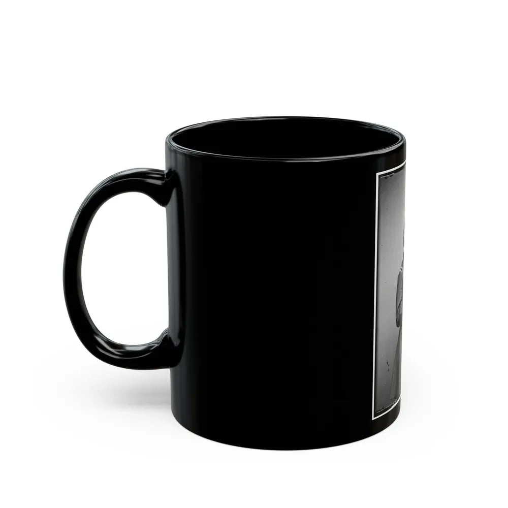 Portrait Of Brig. Gen. Andrew A. Humphreys, Officer Of The Federal Army (Maj. Gen. From July 8, 1863) (U.S. Civil War) Black Coffee Mug-Go Mug Yourself