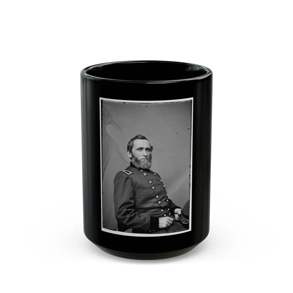 Portrait Of Brig. Gen. Benjamin M. Prentiss, Officer Of The Federal Army (Maj. Gen. From Nov. 29, 1862) (U.S. Civil War) Black Coffee Mug-15oz-Go Mug Yourself