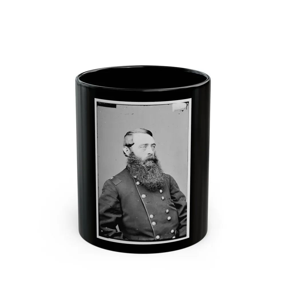 Portrait Of Brig. Gen. David Mcm. Gregg, Officer Of The Federal Army, (Maj. Gen. From Aug. 1, 1864) (U.S. Civil War) Black Coffee Mug-11oz-Go Mug Yourself