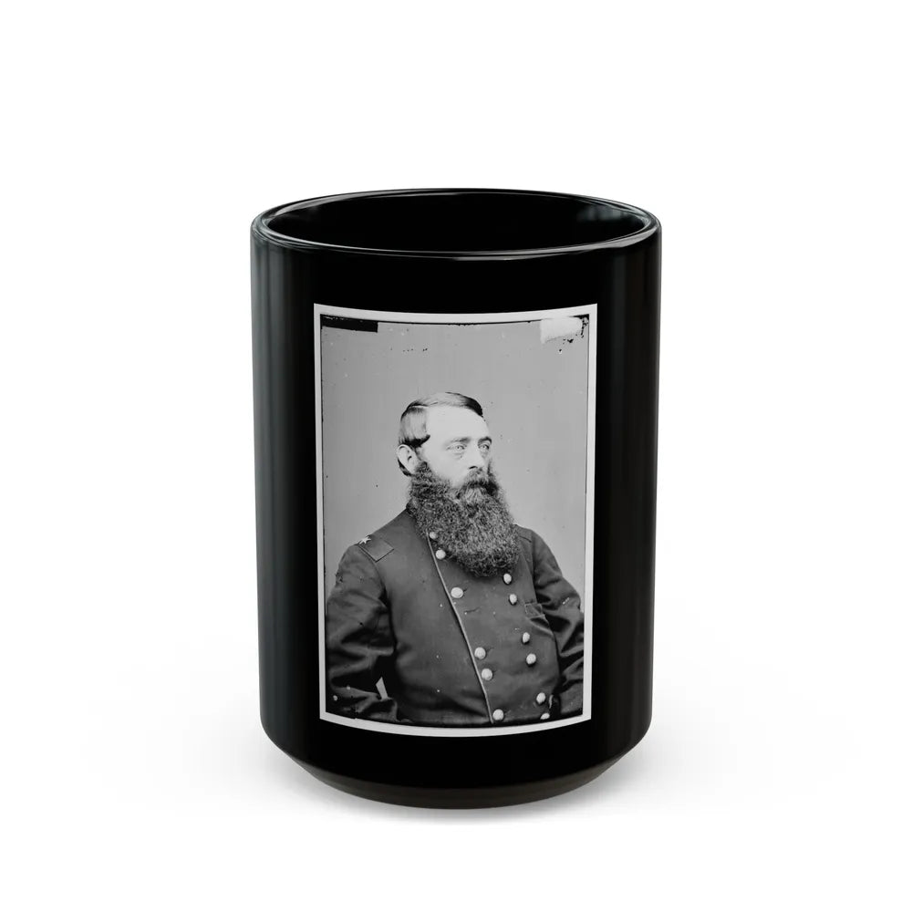 Portrait Of Brig. Gen. David Mcm. Gregg, Officer Of The Federal Army, (Maj. Gen. From Aug. 1, 1864) (U.S. Civil War) Black Coffee Mug-15oz-Go Mug Yourself